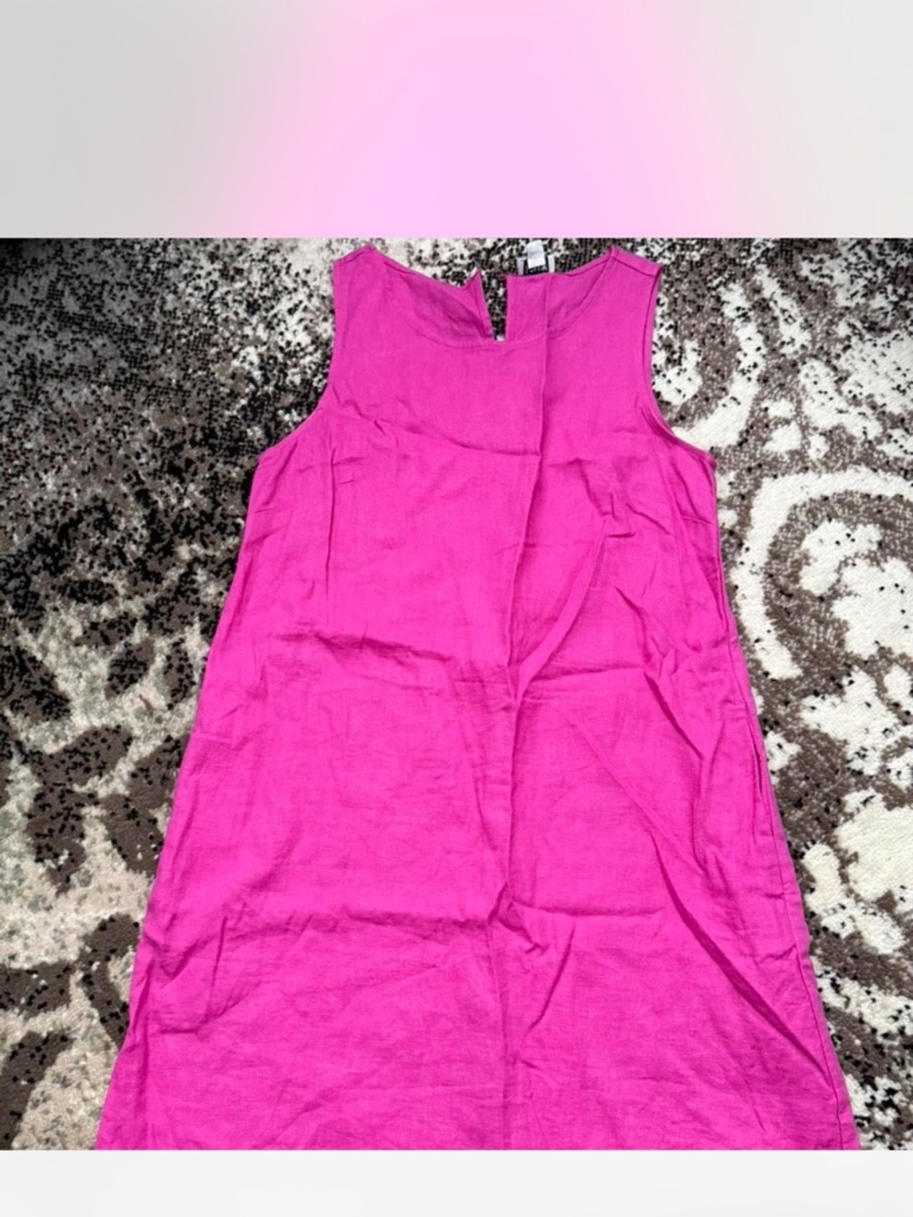 J. Crew Fuchsia Sleeveless Shift Dress
